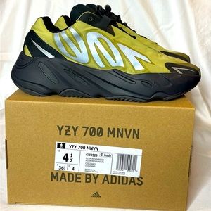 New in the Box.  Yeezy by Addidas YZY 700 MNVN.  Resin/Resin/Resin Size 4.5 US